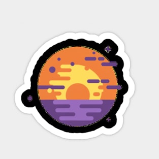 Sunset Sticker